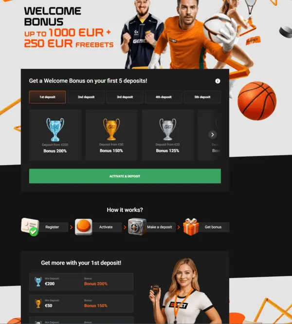 GG.Bet Sports Welcome Bonus