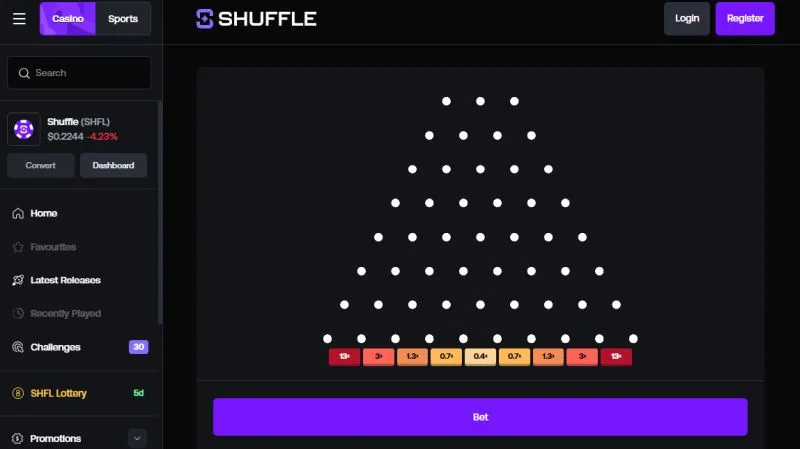 plinko Shuffle Casino